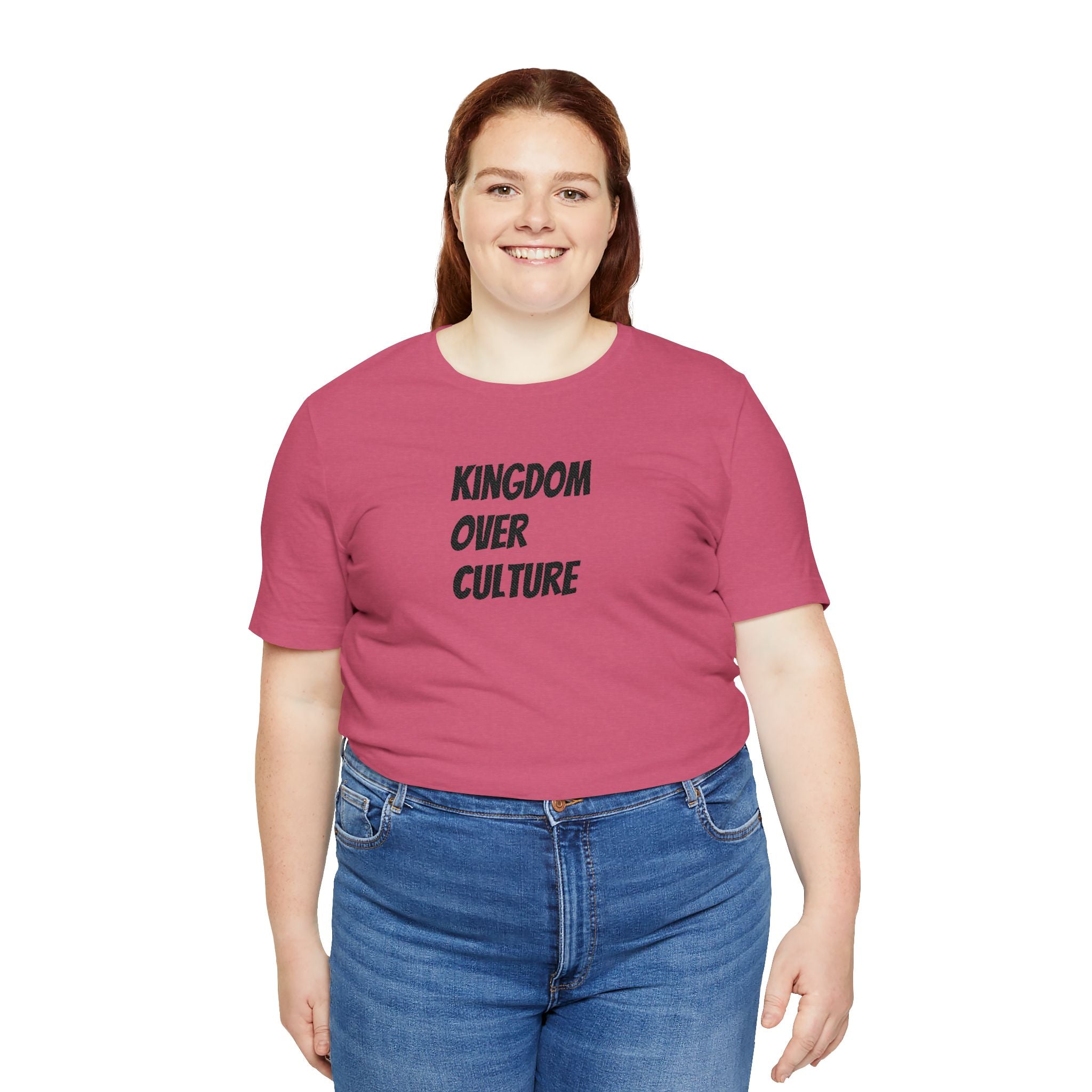 Kingdom Over Culture Tee – Christian Faith Graphic T-Shirt