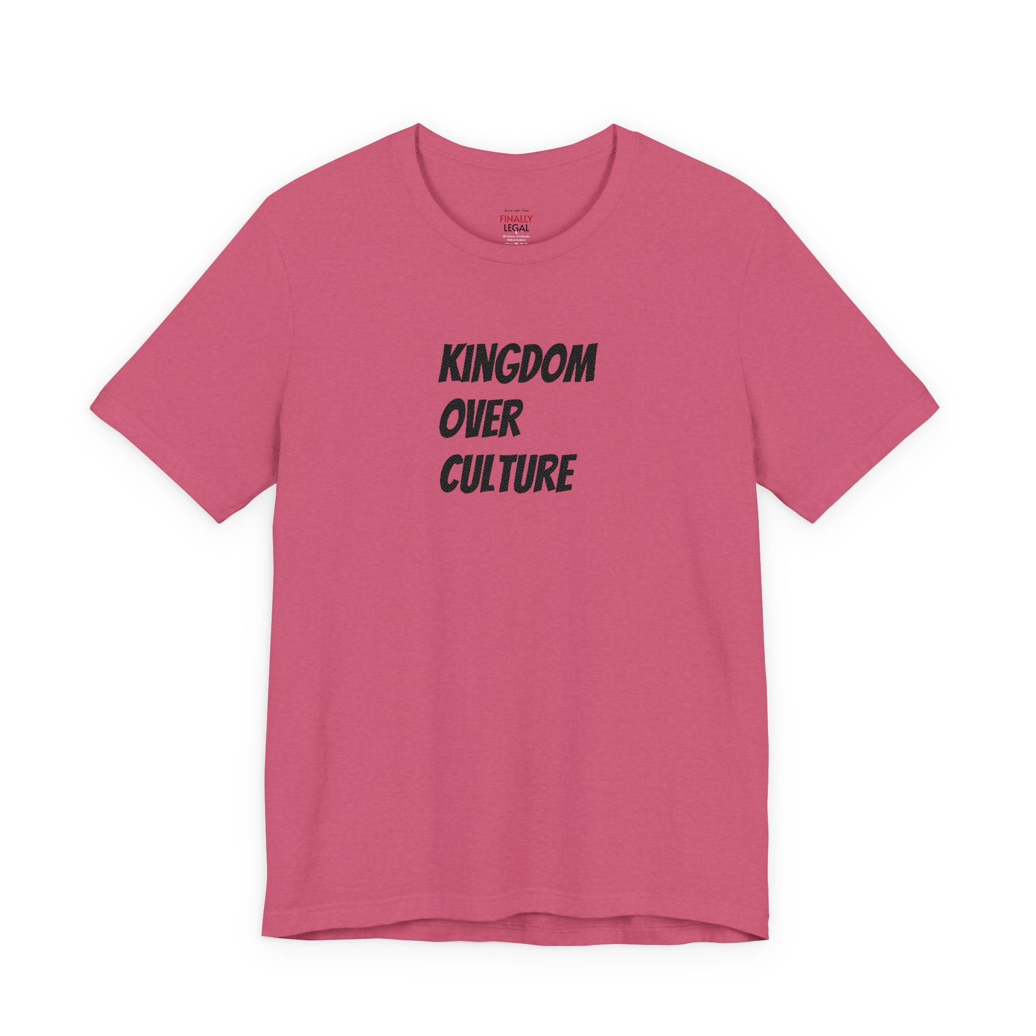 Kingdom Over Culture Tee – Christian Faith Graphic T-Shirt